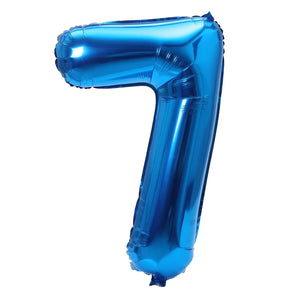 32inch Rainbow Gradient Number Foil Balloons