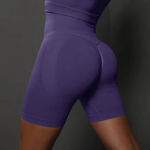 Seamless High Waist Sports Shorts