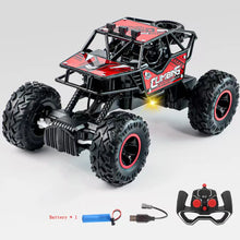1:16 2WD Car with LED Light 2.4G 20KM/H High Speed Off-Road Climbing Remote Control Car