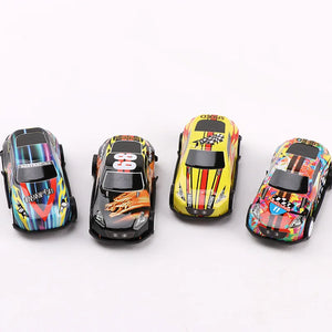 10Pcs Alloy Shooting Flying Racing Car Toys