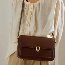 Vintage Faux Leather Buckle Armpit Bag