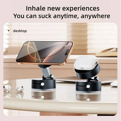 Double Sided Hands-Free Vacuum Adsorption Magnetic Suction Cup Phone Mount