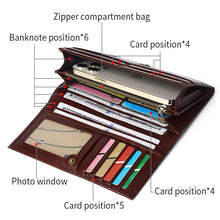 Leather  Long Multifunction Wallet