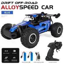 1:16 2WD Car with LED Light 2.4G 20KM/H High Speed Off-Road Climbing Remote Control Car