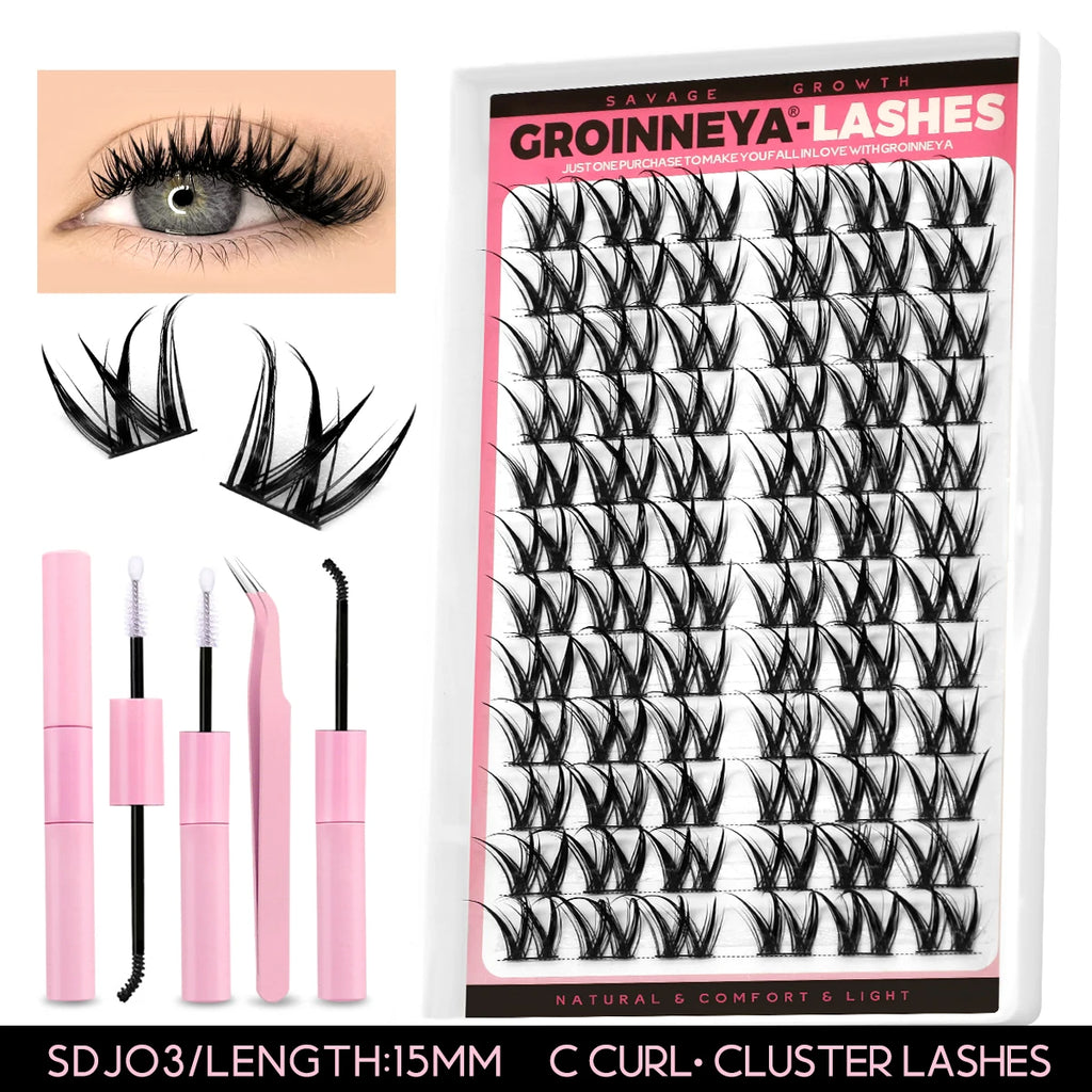 Lash Extension Kit With Lash Bond and Seal Makeup Tools