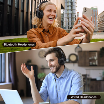 Oneodio Pro C Wireless Headphones Bluetooth 5.2 Deep Bass Stereo with Mic