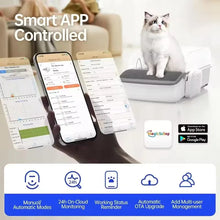 Automatic Smart Cat Litter Box Open Semi-enclosed Litter Tray
