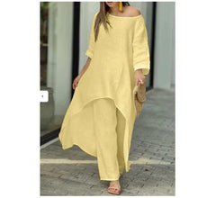 Cotton Linen Casual 2 Piece Set