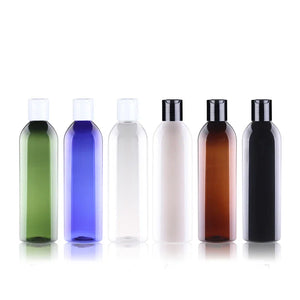 20pcs Empty Plastic Refillable Bottle With Press Lid