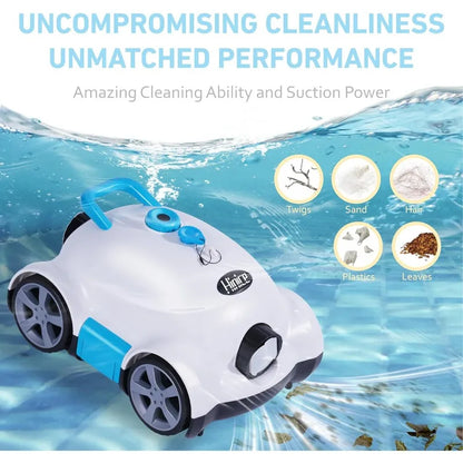 Cordless Robotic Pool Cleaner for In-Ground/Above Ground Pools