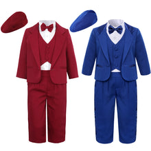 Baby Boy Formal Tuxedo No Tail 5 Pcs Set