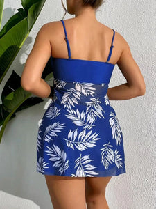 Short Tankini With Shorts Swimsuit