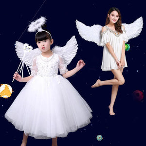 White Angel Feather Wings