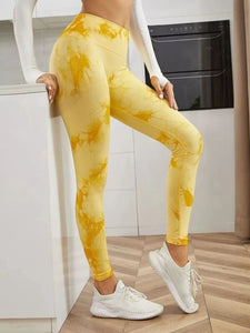 Seamless High Waist Tie Dye Leggings