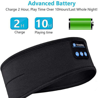 Wireless Bluetooth Stereo Headband Earphones With Mic