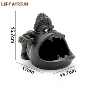 Creative Ceramic Gorilla Ashtray