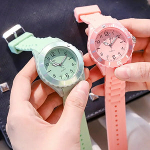 Candy Color Silicone Band Sports Watches