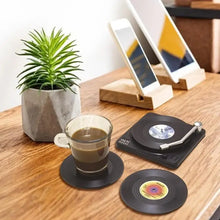 Retro Vinyl Record Coasters