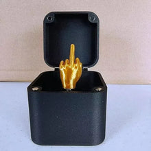 Middle Finger In Box Christmas Box Prank Gift
