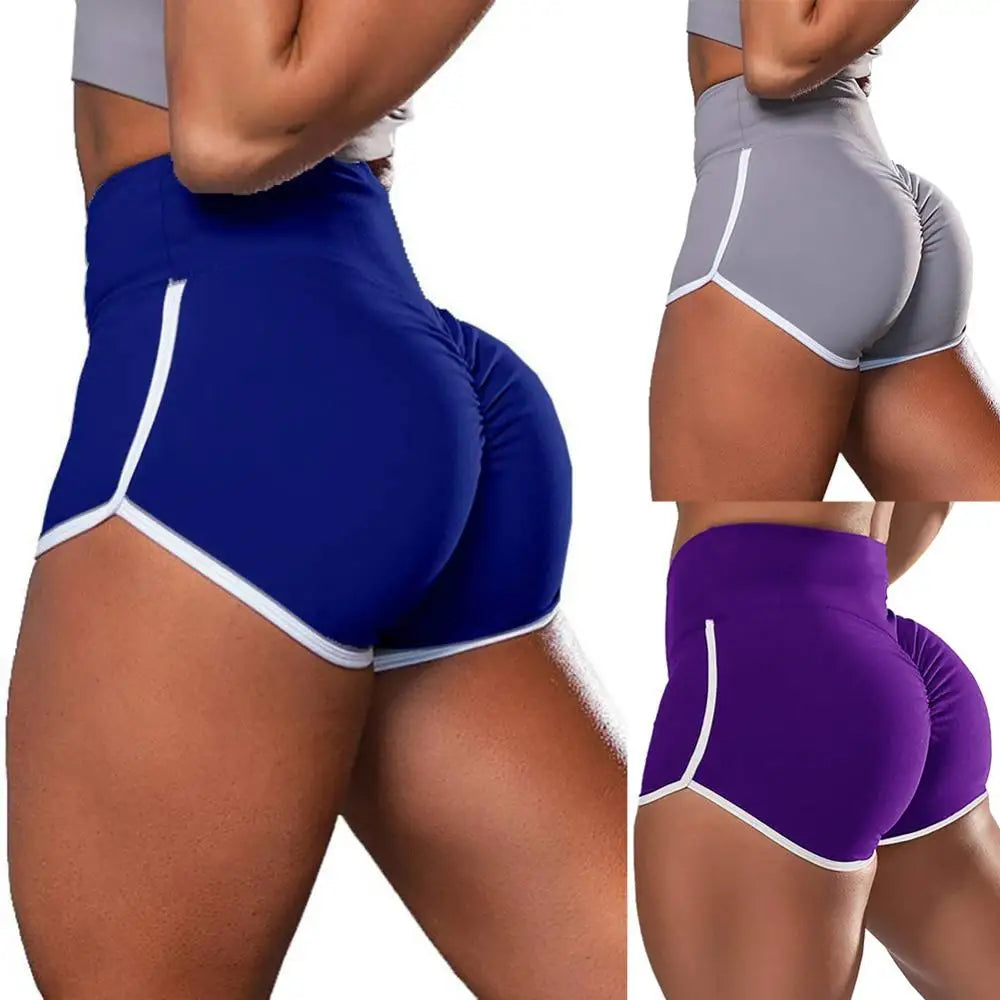 Elastic Seamless Fitness Shorts for Women