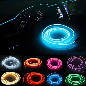 Car Environment El Wire Neon USB Flexible Neon Interior Lights