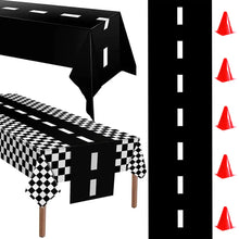 Racing Birthday Decorations Tableclothb