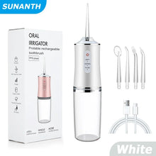 Portable Smart Electric Oral Irrigator 4 Jet Tips 3 Modes