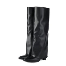 Knee High Faux Leather Boots