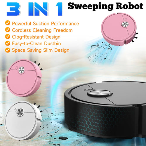 3 In 1 Smart Wireless Sweeping Mopping Vacuum