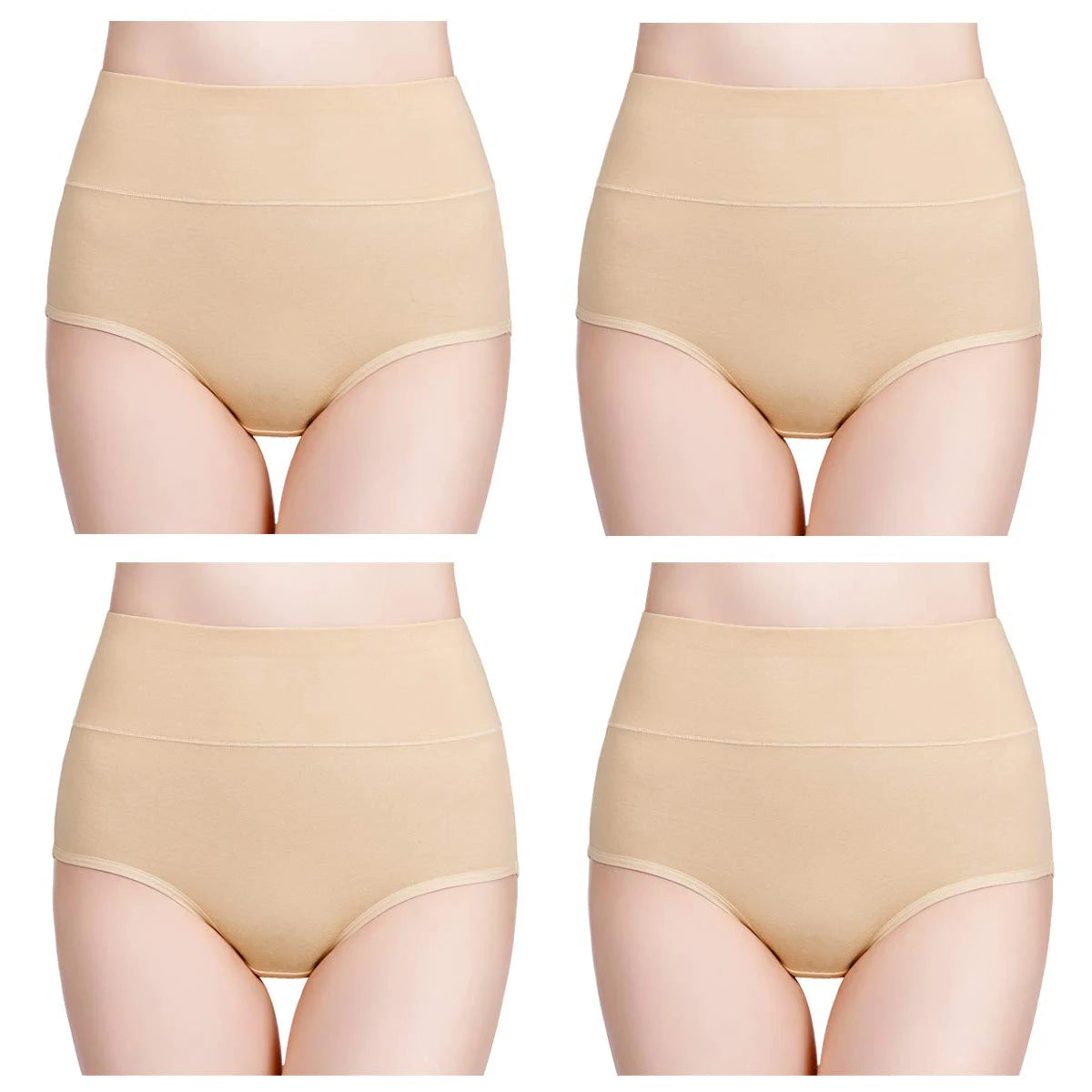 High Waist Cotton High-Waist Abdominal Briefs