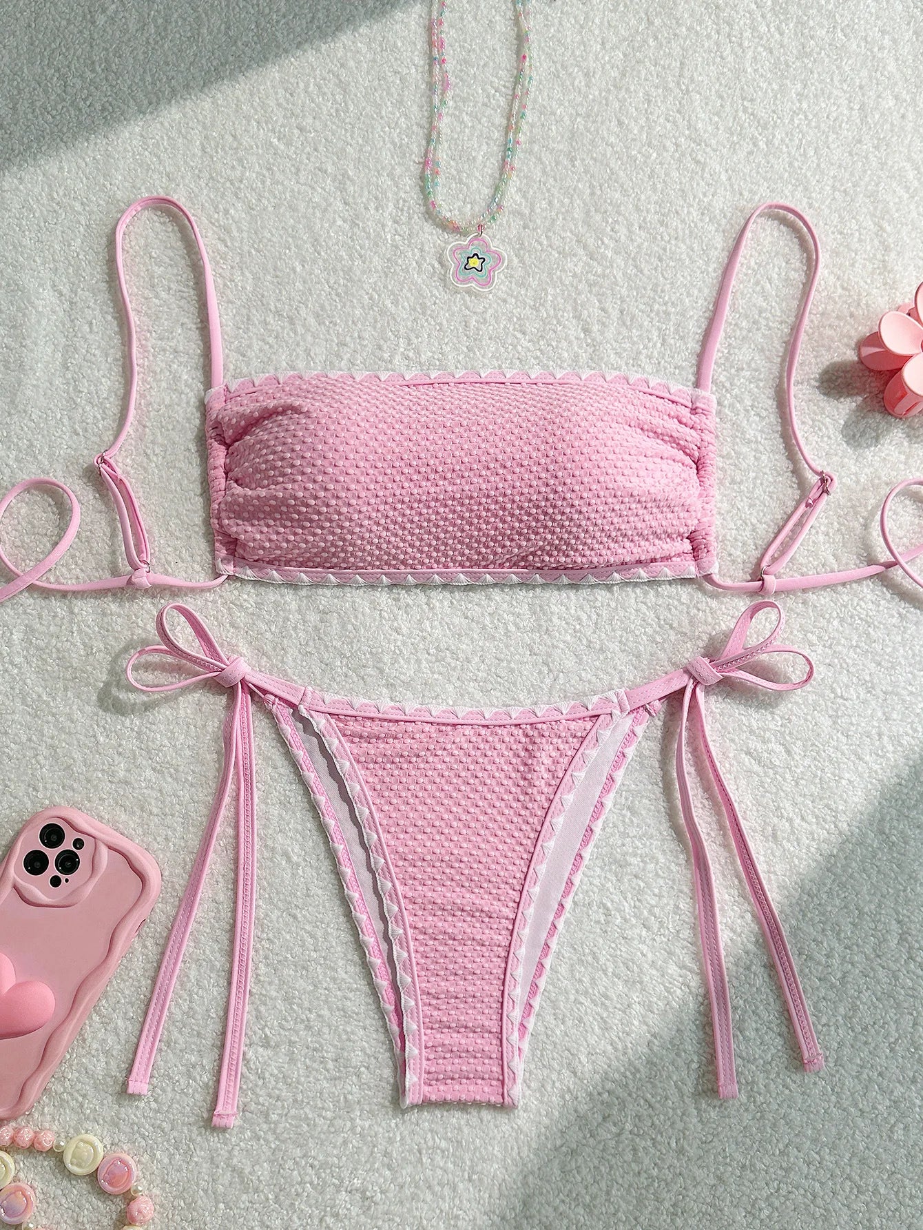 2-Piece Strapless Swimsuit