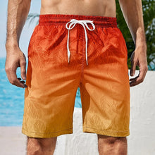 Gradient Palm Trees Hawaiian Beach Shorts