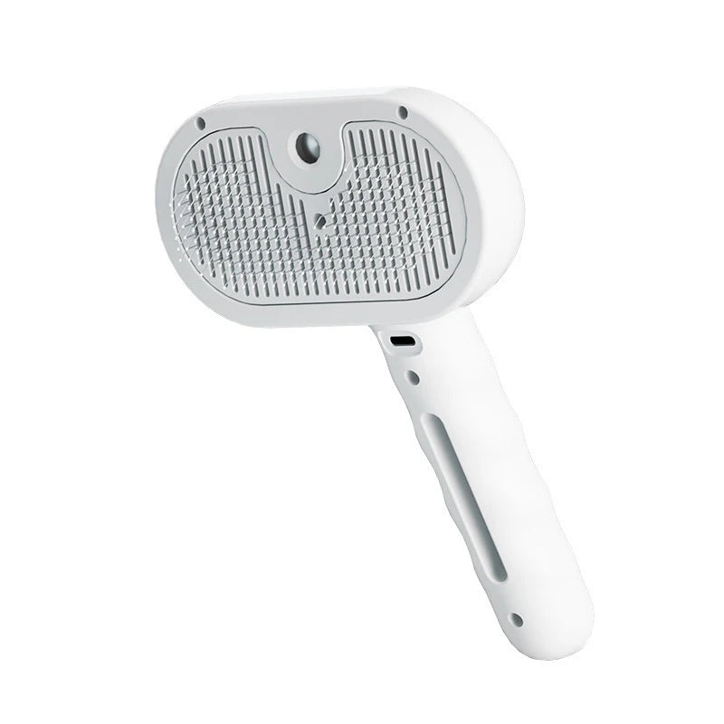 Soft Teeth Pet Steam Comb Massage Brush USB Charging