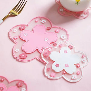 Kawaii Japan Cherry Blossom Coaster