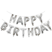 13pcs Happy Birthday Decoration Balloons Pink Blue Letter Foil Ballons Set Birthday Party Decor Air Globos Balony Anniversaire