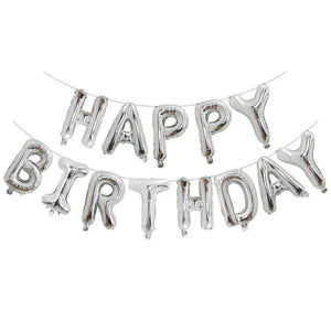 13pcs Happy Birthday Decoration Balloons Pink Blue Letter Foil Ballons Set Birthday Party Decor Air Globos Balony Anniversaire