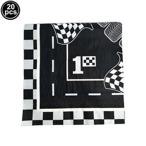 Racing Birthday Decorations Tableclothb