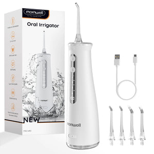 Cordless Water Dental Flosser 4 Jet Tips 4 Modes