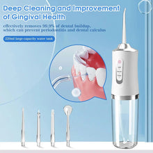 Portable Smart Electric Oral Irrigator 4 Jet Tips 3 Modes