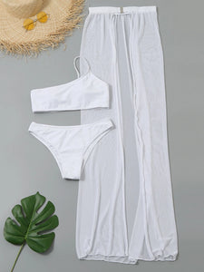 3Pce One Shoulder Bikini
