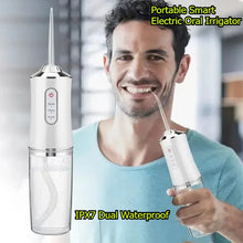 Portable Smart Electric Oral Irrigator 4 Jet Tips 3 Modes