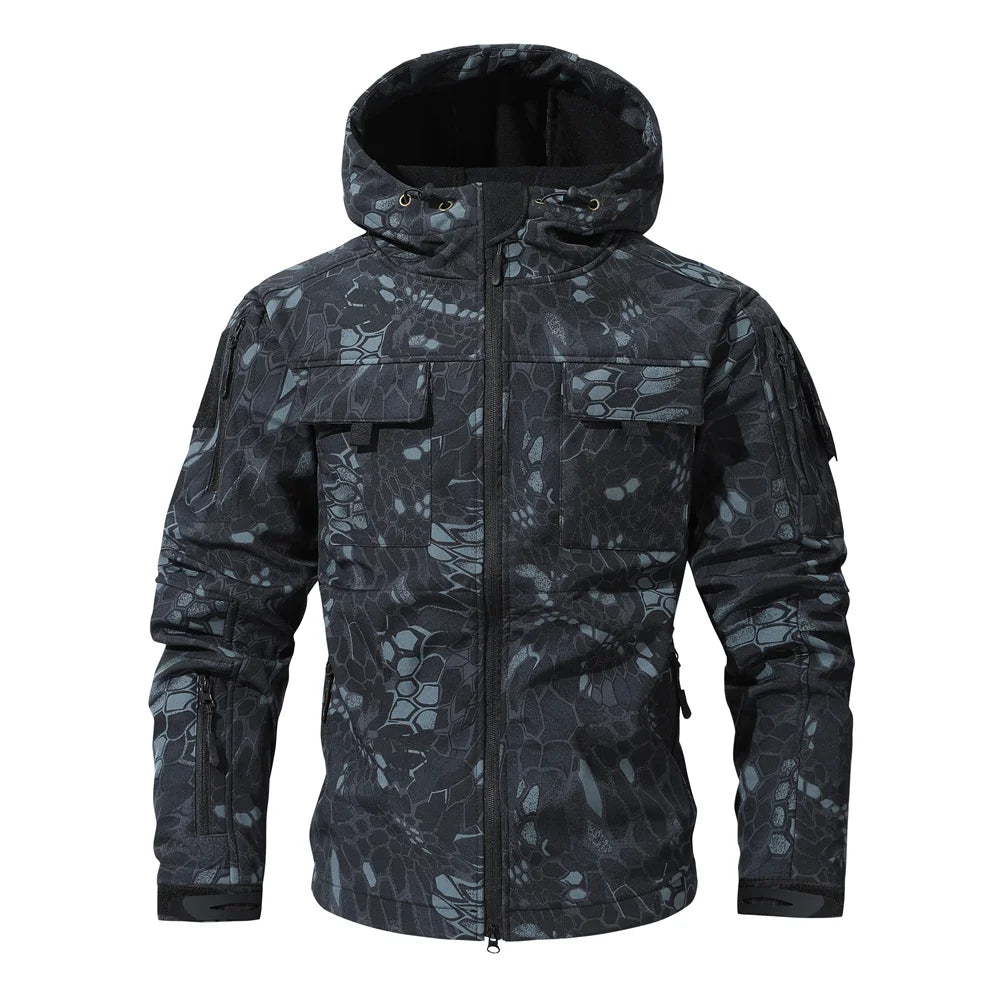 Softshell Fleece Lined Tactical Windproof Waterproof Jacket