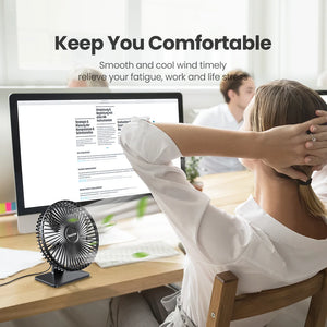 GAIATOP Portable USB 90° Adjustable Cooling Fan