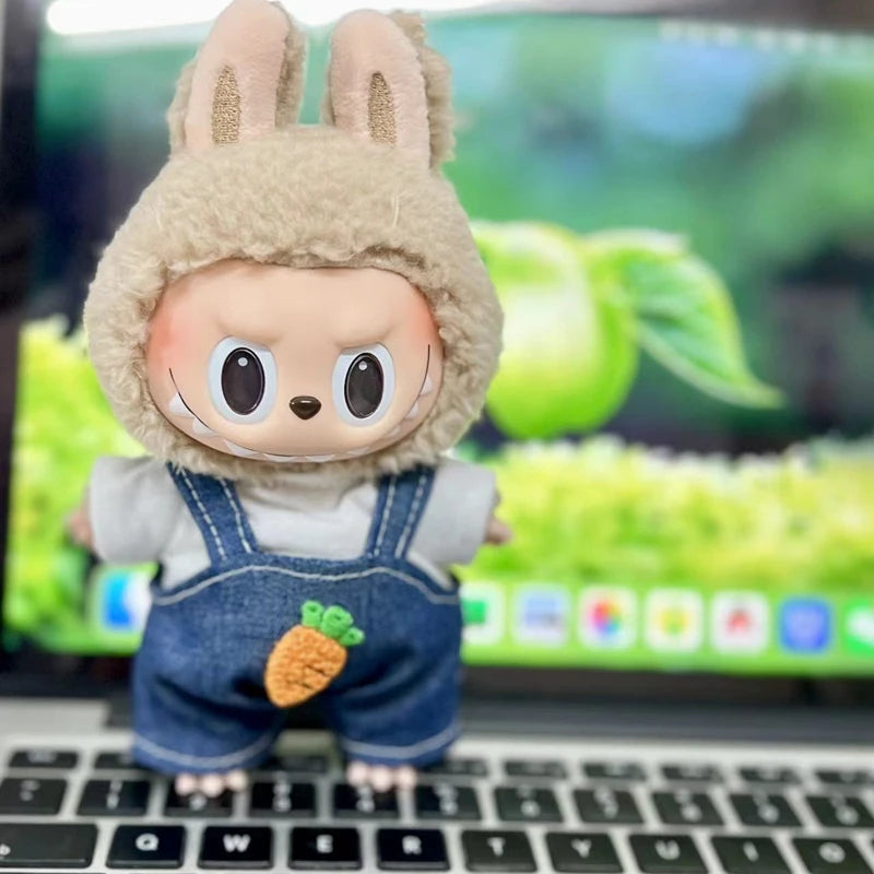 17cm Cute Mini Plush Doll Clothes