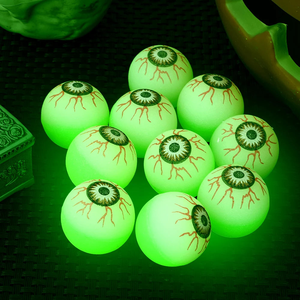 Halloween Eyeball Glow in The Dark Bouncy Ball