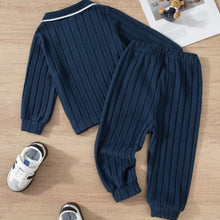 Boy's Long Sleeve Sweater Top and Bottom