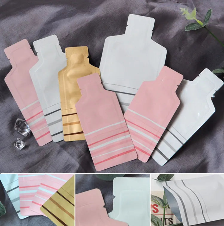 100PCS~500PCS Open Top Aluminum Foil Liquid Cruise Bags