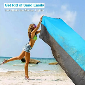 Sandproof  Waterproof Lightweight Beach Blanket