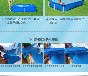 Large Framed Swimming Pool