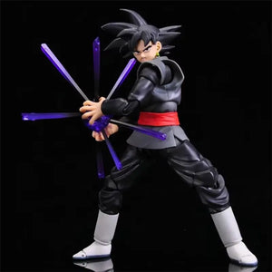 14cm Anime Dragon Ball Black Goku Action Figure